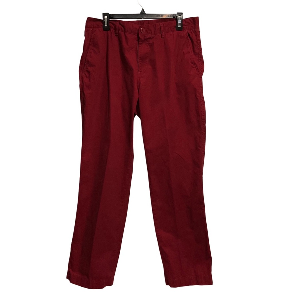 Lacoste Men’s Twill Chino Pants Red Straight